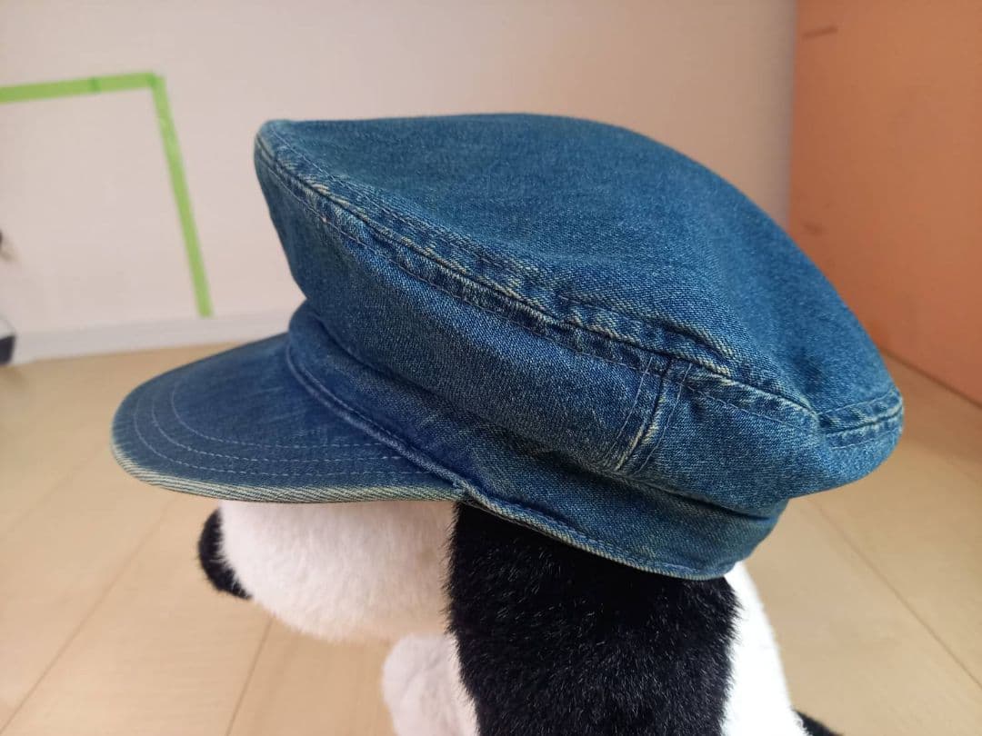 RRL　デニム　ワークキャップ　三ツ星タグ　ジャケット　キャップ　ベルト