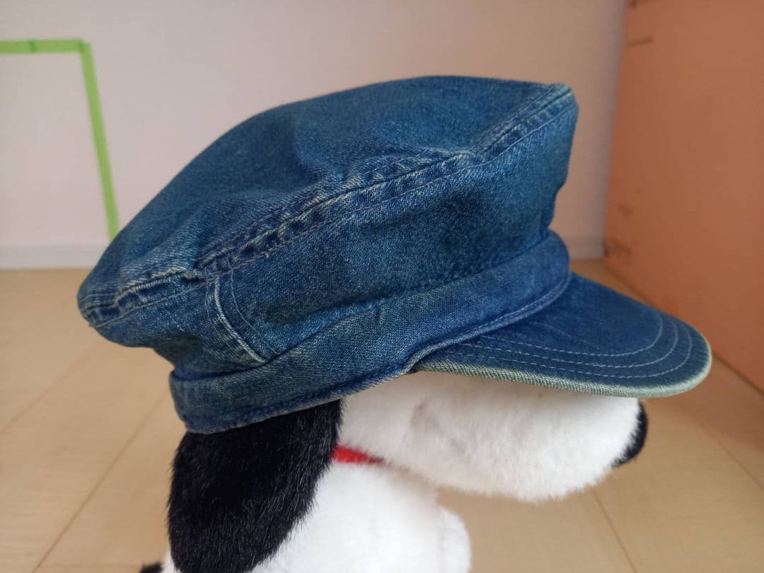 RRL　デニム　ワークキャップ　三ツ星タグ　ジャケット　キャップ　ベルト