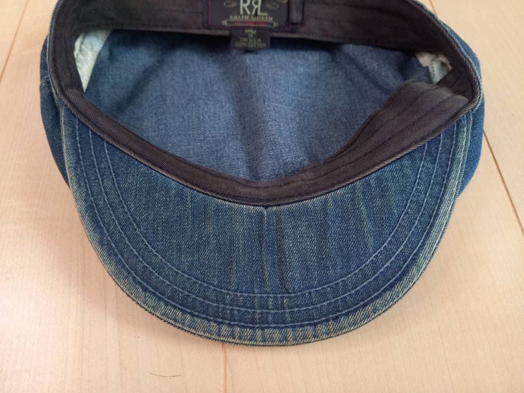 RRL　デニム　ワークキャップ　三ツ星タグ　ジャケット　キャップ　ベルト