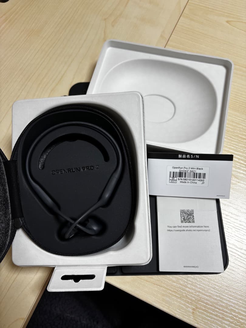 OPENRUN PRO 2 骨伝導イヤホン ブラック ミニサイズ