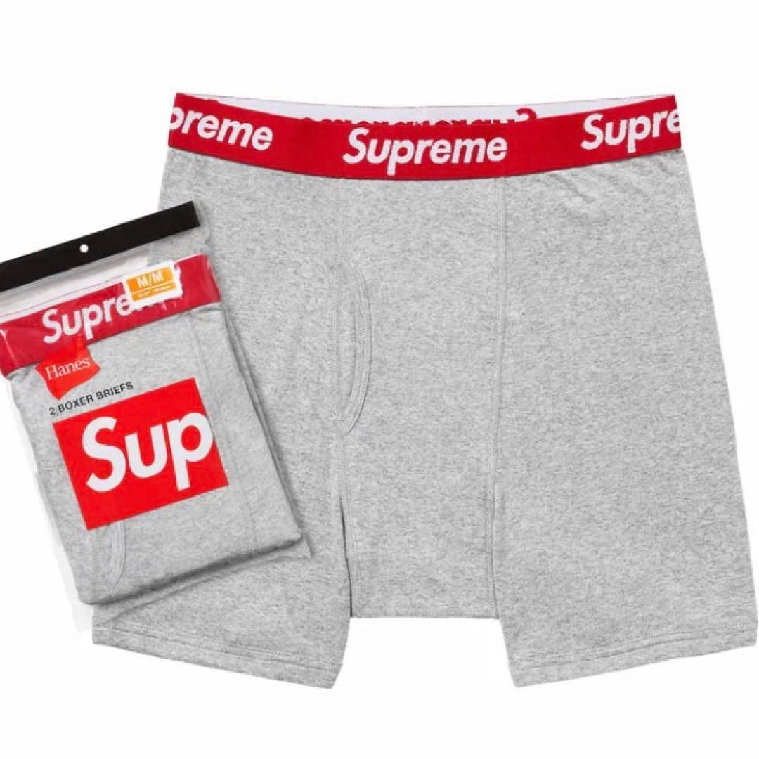 新品未開封★Supreme Hanes Boxer Briefs(2 Pack)