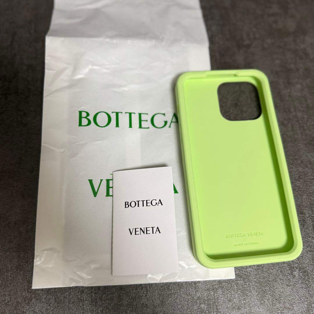 iPhone14 pro max ケース ボッテガ グリーン 緑 ライト 黄緑②