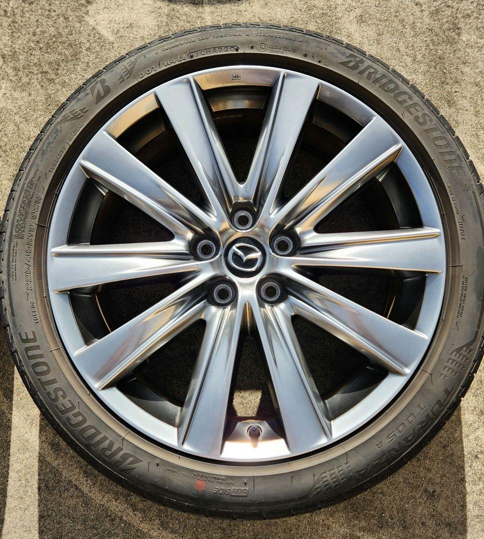 MAZDA６純正19インチ タイヤ・ホイール2本
