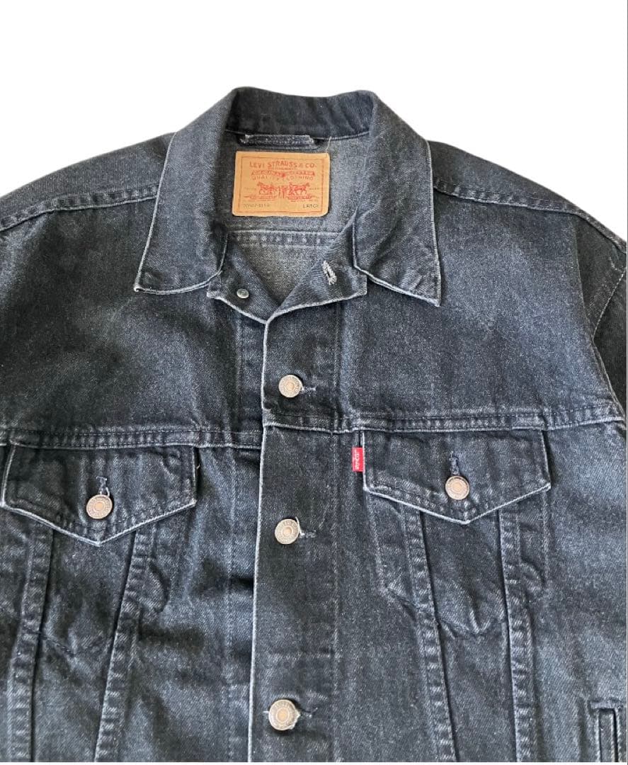Levi's 70507-4159 USA製 L 極美品　デニムジャケット　黒