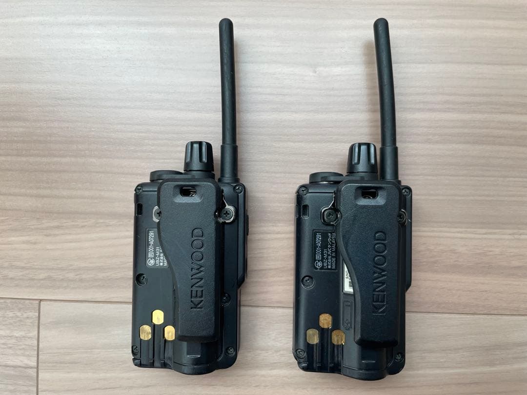 特定小電力トランシーバー UBZ-M31E-B ブラック