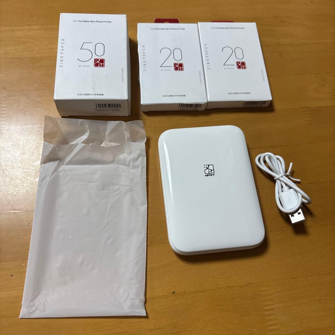 ミニフォトプリンター zlnk印刷技術 説明書なし