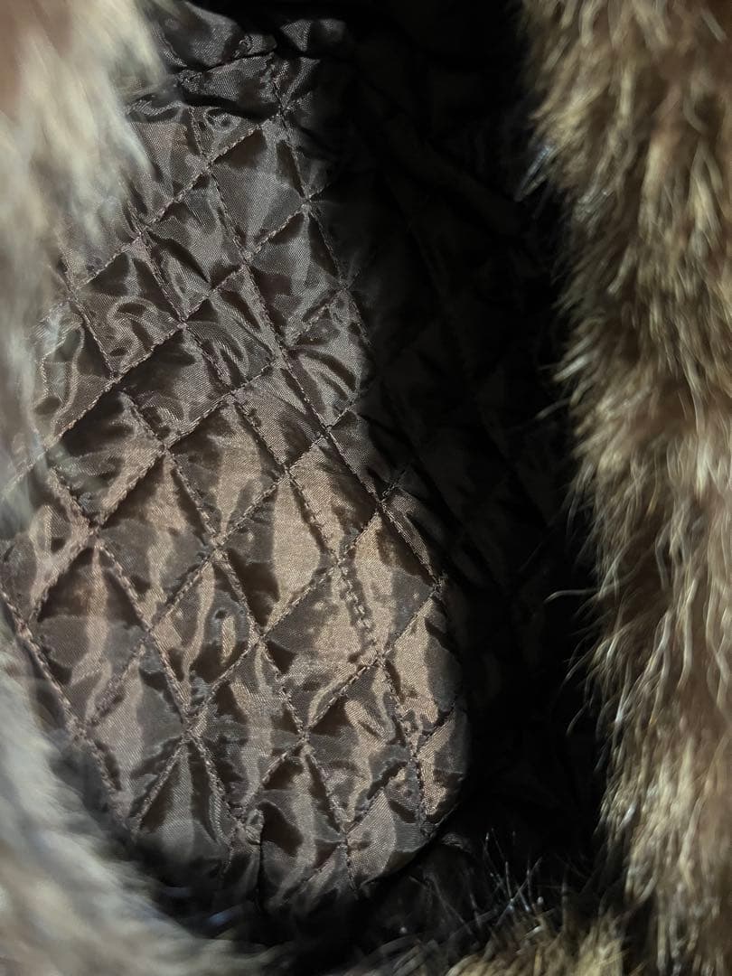 CA4LA リアルファー　ファー製動物頭部デザイン帽子　ロシアンハット