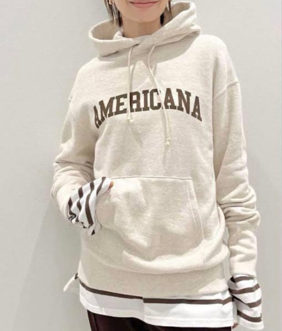 アパルトモン Americana Logo Parka