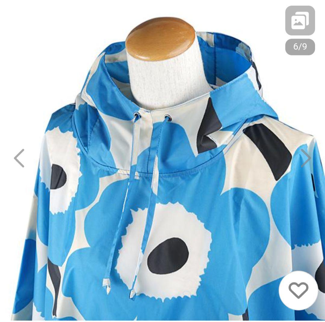 新品未使用未開封マリメッコmarimekkoレインポンチョ　ウニッコ　国内正規品