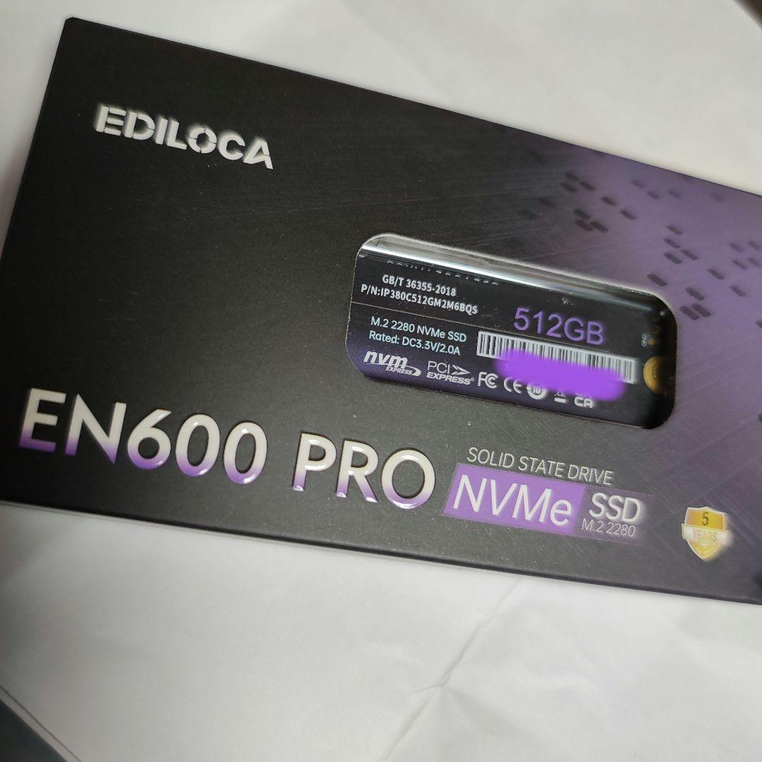 内蔵型SSD SSD 512GB NVMe EN600 PRO