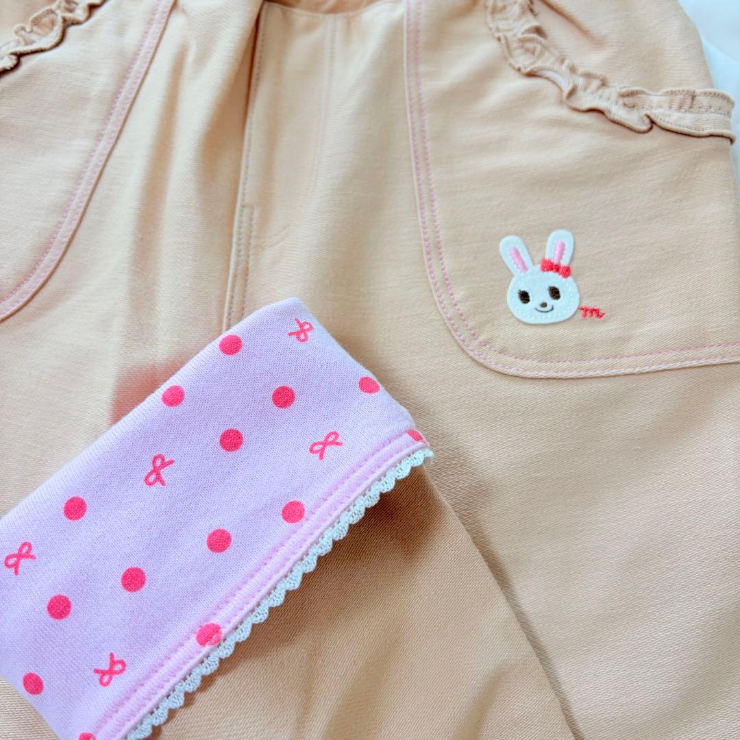 新品 120 ミキハウス ホットビスケッツ 女の子 セット トレーナー ズボン