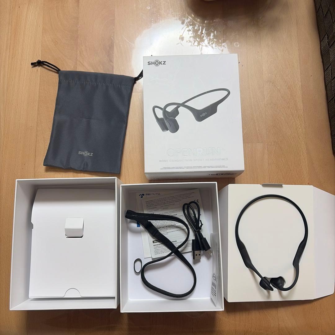 SHOKZ OpenRun 骨伝導イヤホン