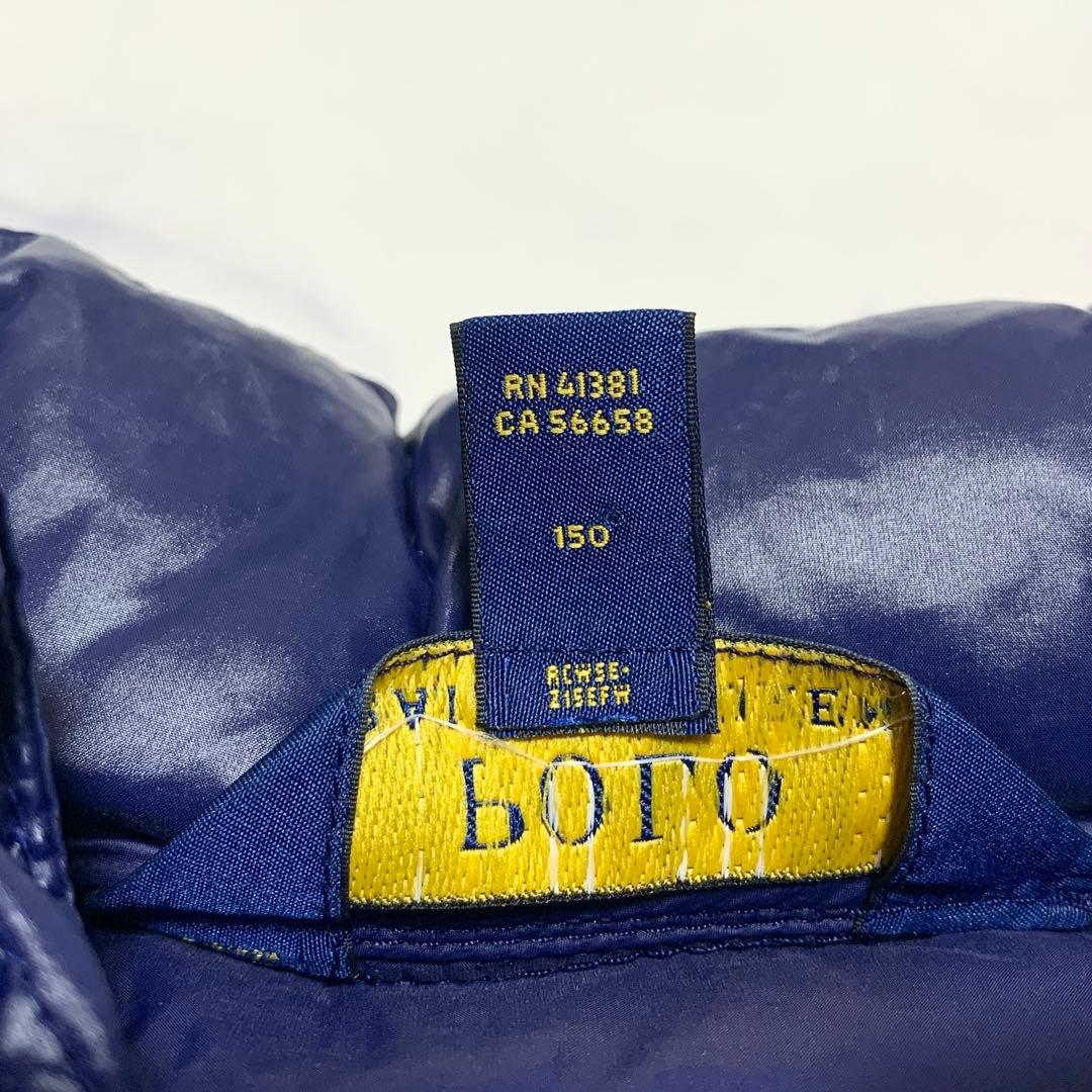 【美品】ポロラルフローレン　肉厚　ダウンジャケット　L/G（12-14）