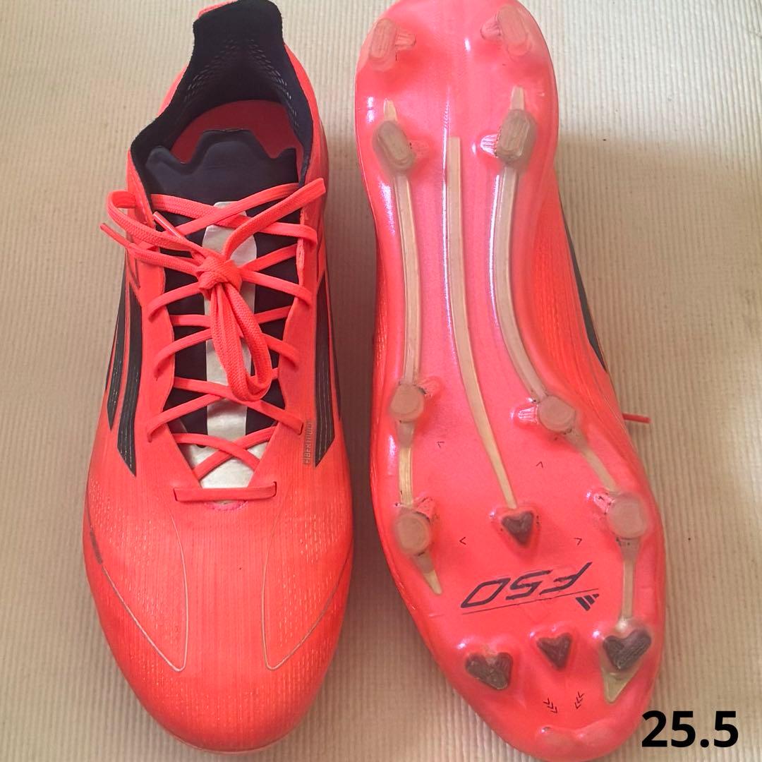 アディダス　サッカースパイク　f50 fg ピンク