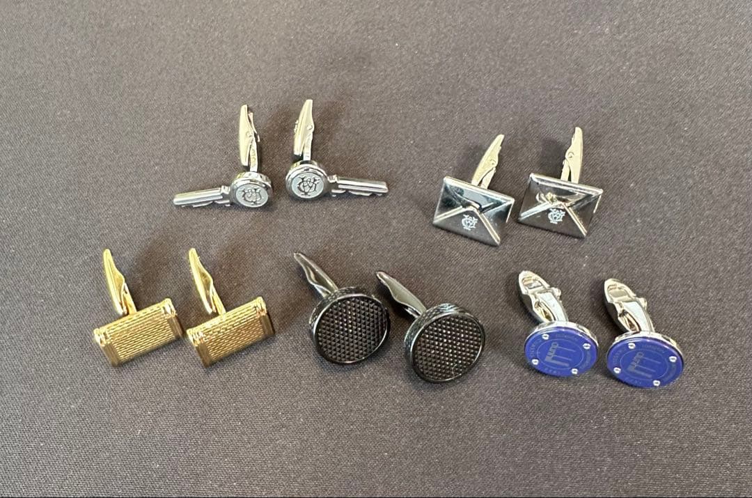 ダンヒル　カフス5個セット　※バラ売り不可