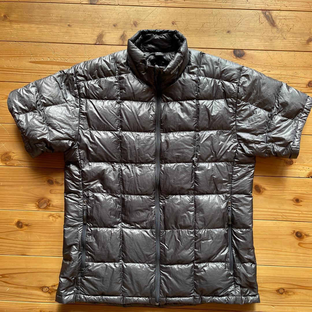 美品 モンベル mont-bell 半袖ダウンジャケット 800フィルパワー