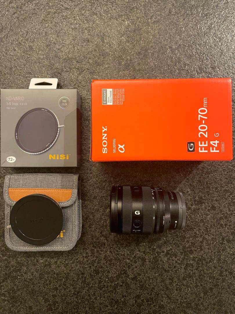 Sony FE 20-70mm F4 G SEL2070G NDフィルター付