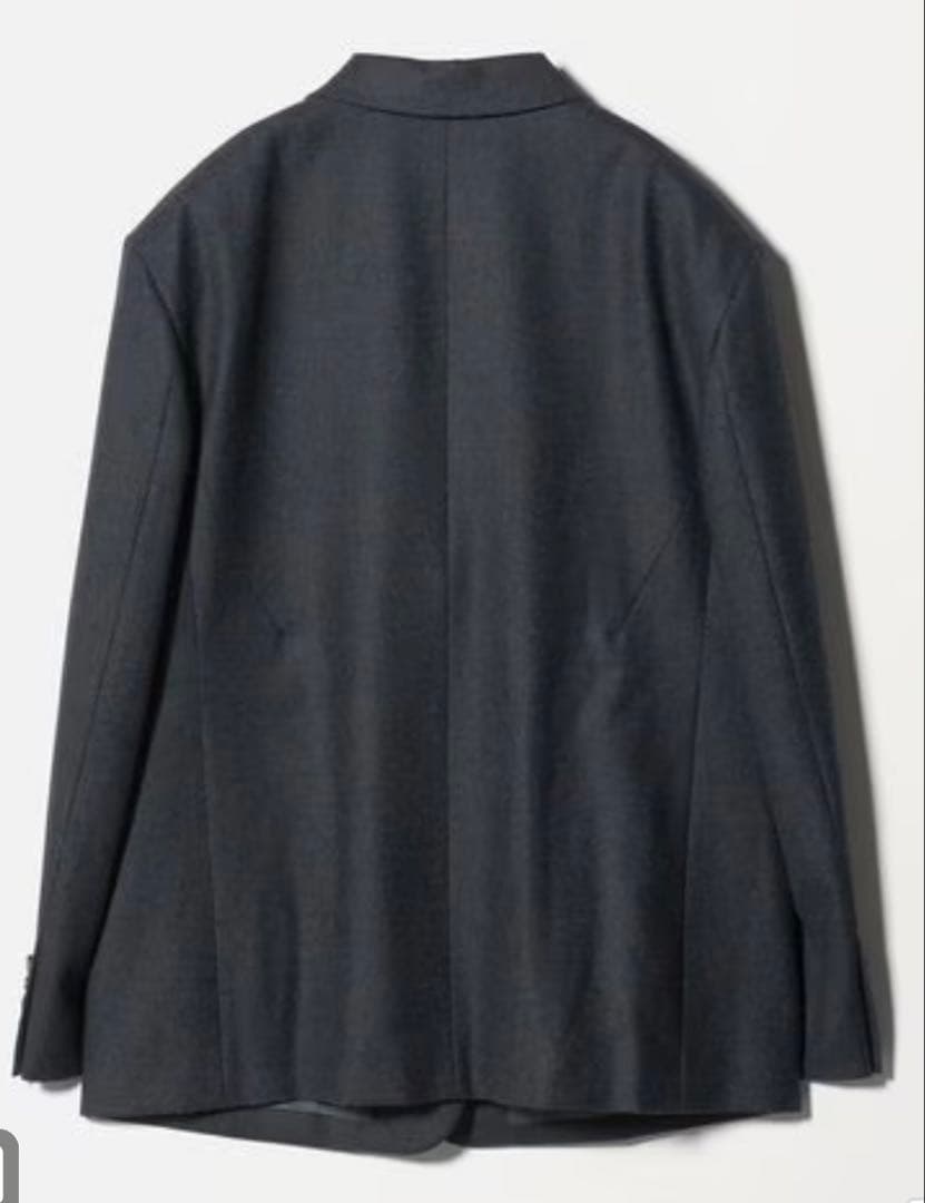 6（ROKU）フラノグレージャケット オーバーサイズ M〜Lサイズ相当