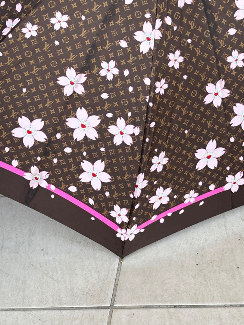 【美品】ルイヴィトン村上隆 チェリーブロッサムコラボ雨日傘