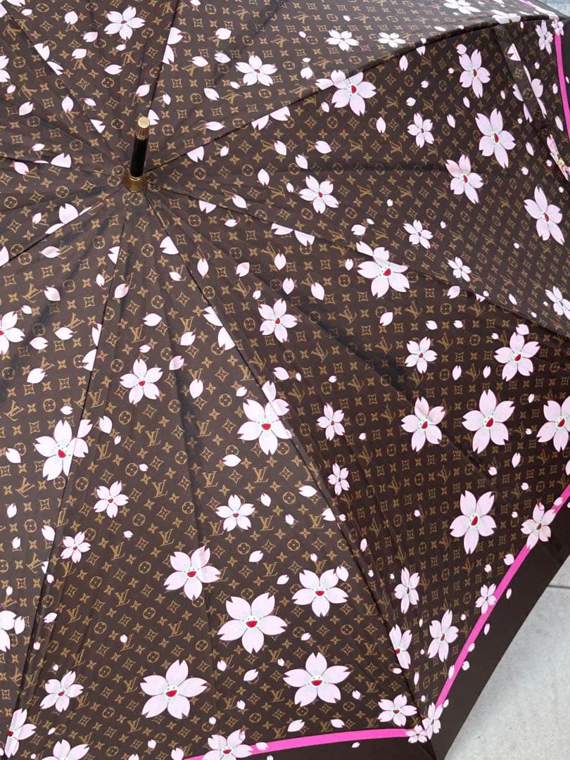 【美品】ルイヴィトン村上隆 チェリーブロッサムコラボ雨日傘