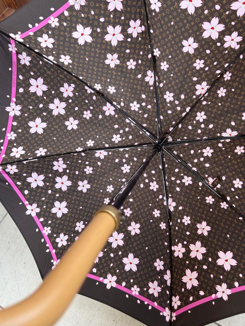 【美品】ルイヴィトン村上隆 チェリーブロッサムコラボ雨日傘