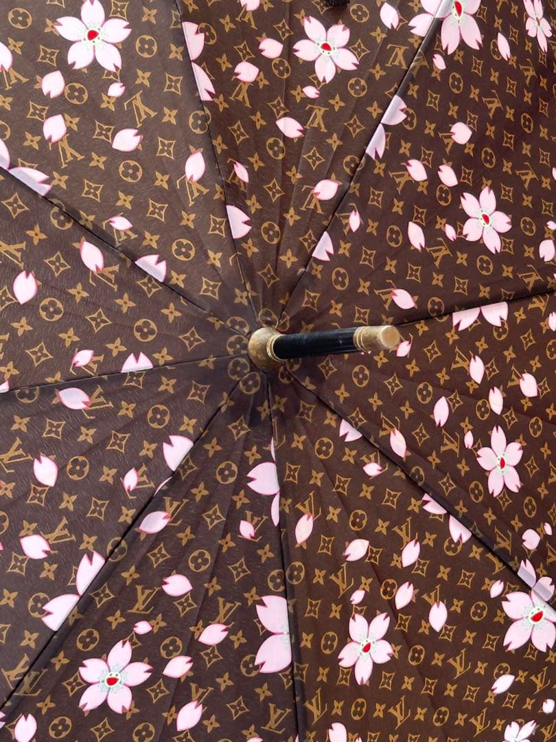 【美品】ルイヴィトン村上隆 チェリーブロッサムコラボ雨日傘