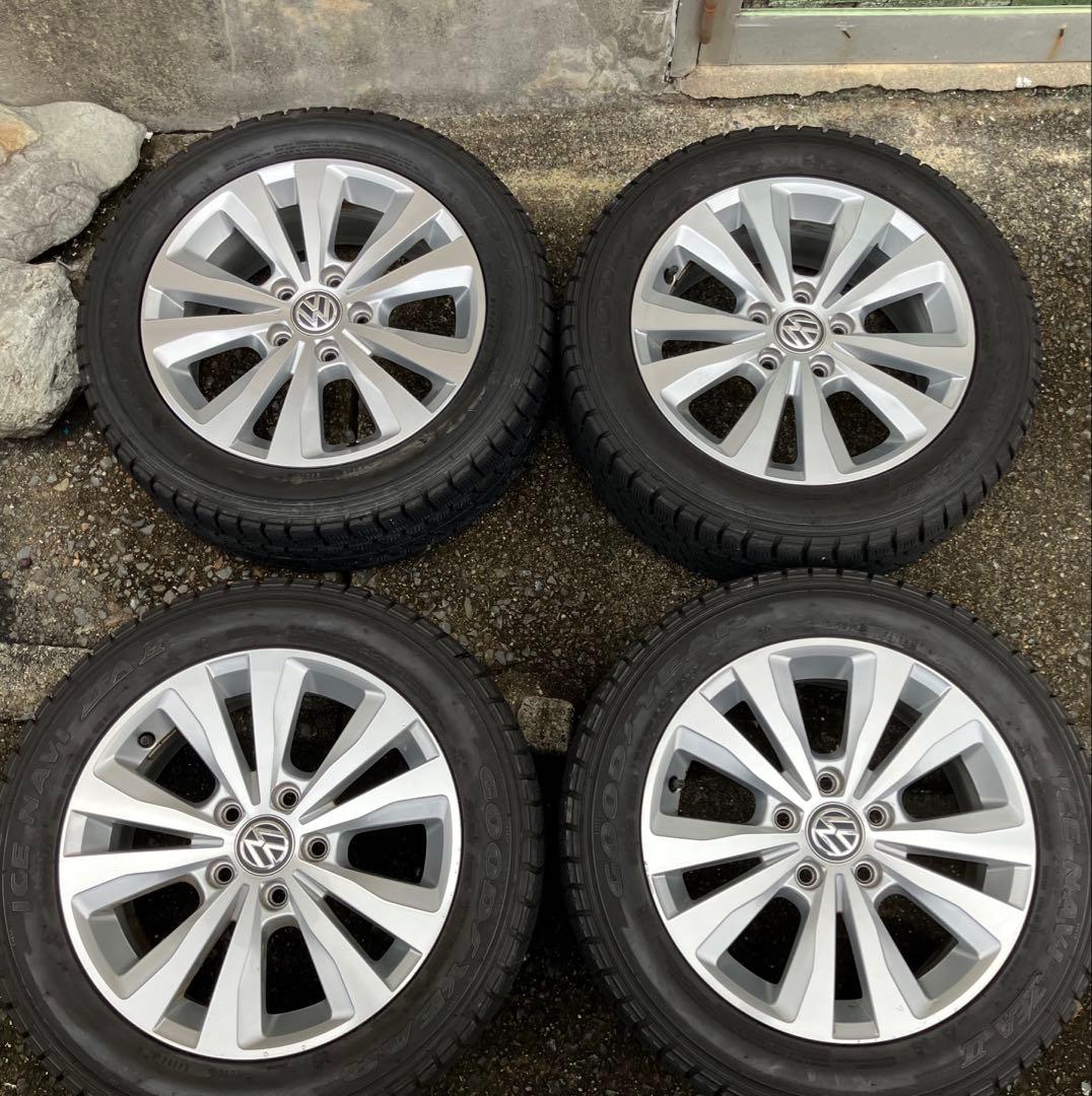 フォルクスワーゲン ゴルフ7 冬用スタッドレスタイヤホイール4本セット