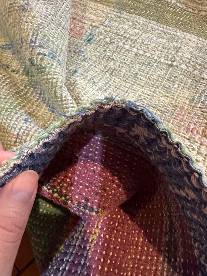 PUR ビンテージ カンタ キルト 大きめ