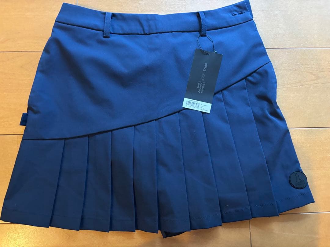 ♯FR2ゴルフ　ネイビーレディーススカート　Lサイズ