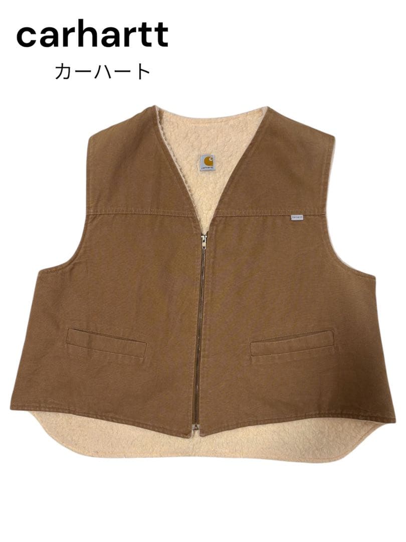 carhartt カーハート 80s USA製 裏ボアダックベスト