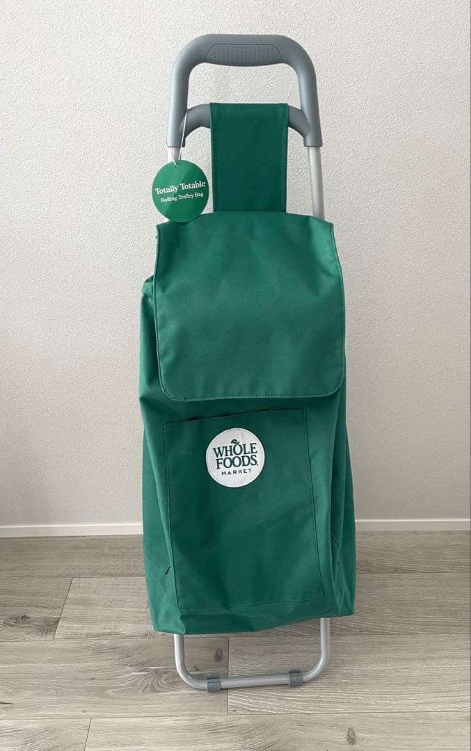 新品未使用　ハワイ　ホールフーズ　ショッピングキャリーバッグ　　トロリー