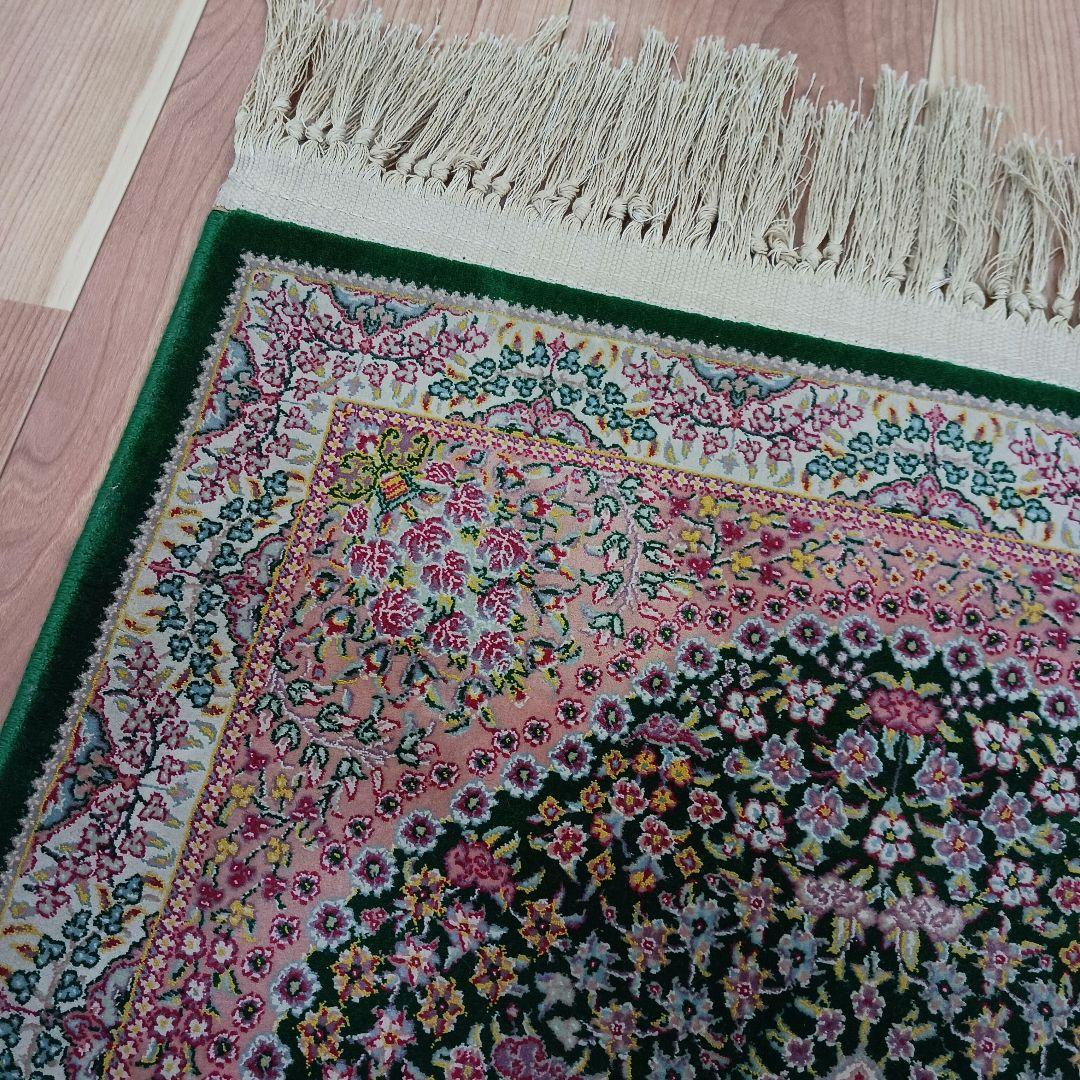 Y2269 ペルシャ絨毯風 機械織り 絨毯 98×55㎝