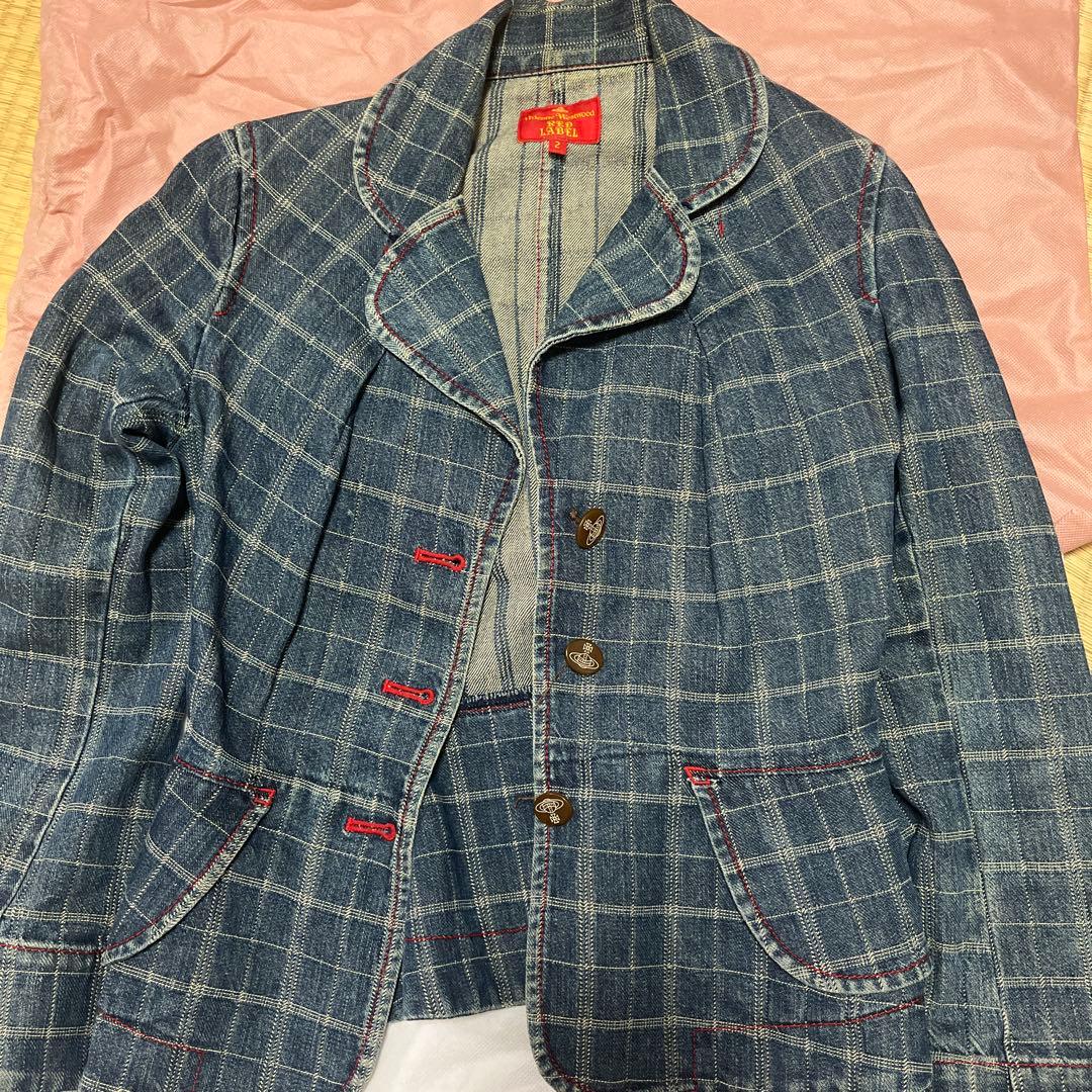 超希少 レッドVivienne Westwood ラブジャケット