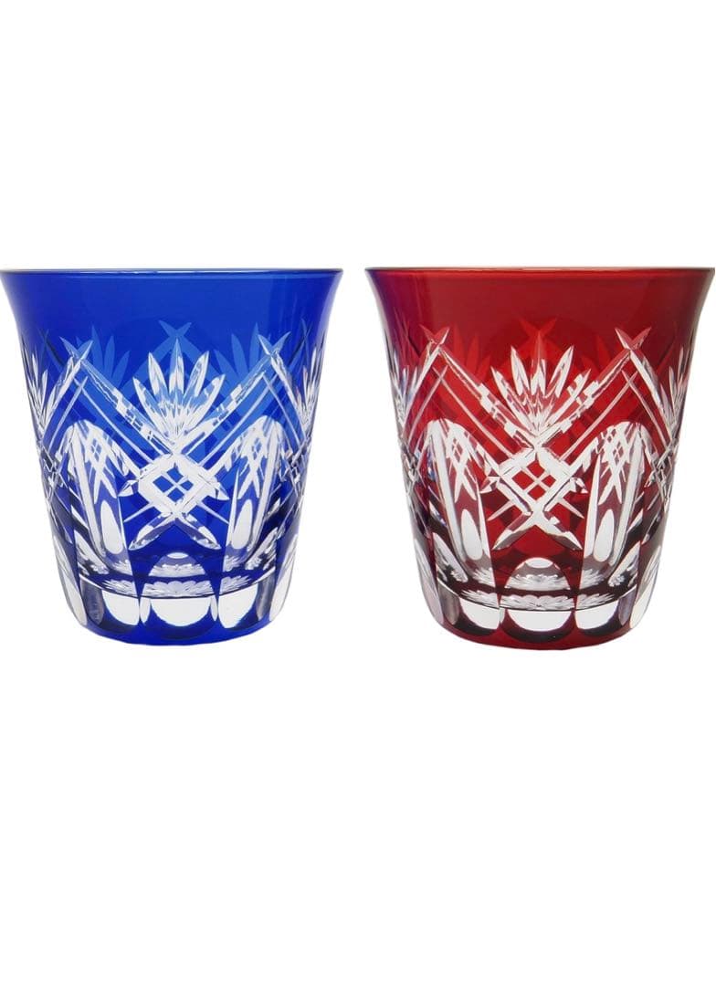 【SALE】宇野千代 淡墨の桜 ペア ロックグラス 木箱入 272543