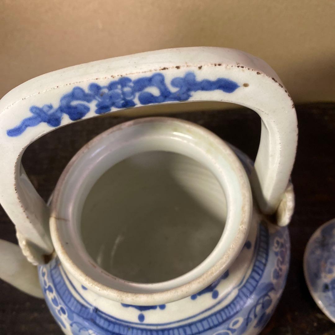 専用　古伊万里藍柿右衛門手草花分水注