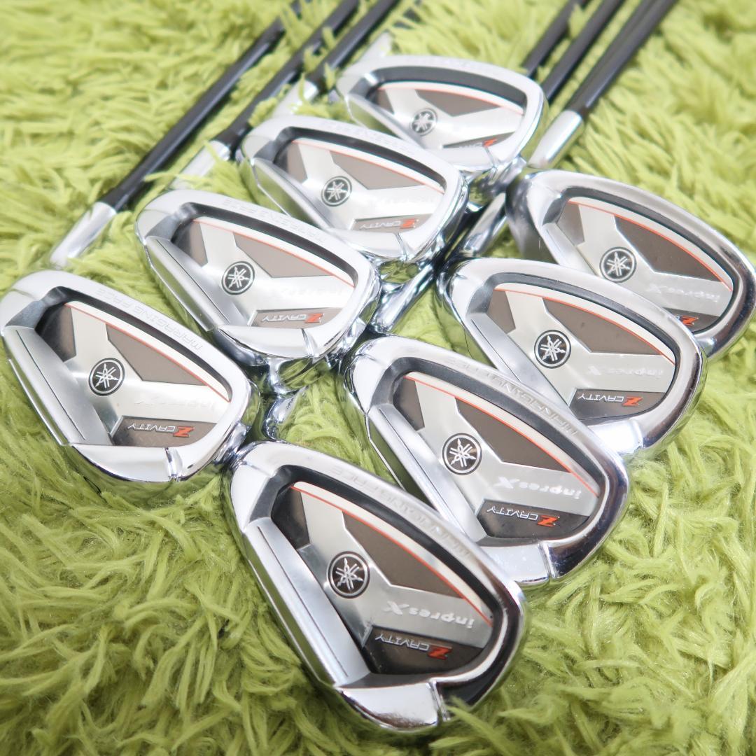 ヤマハ インプレス X Z キャビティ アイアン8本セット メンズゴルフ 初心者