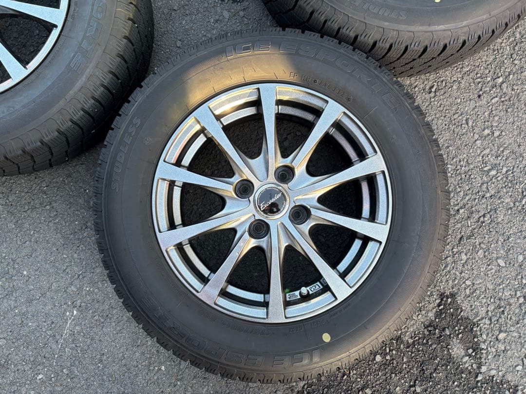 14インチ スタッドレス・ホイール4本セット アクア ヤリス　ヴィッツ　フィット