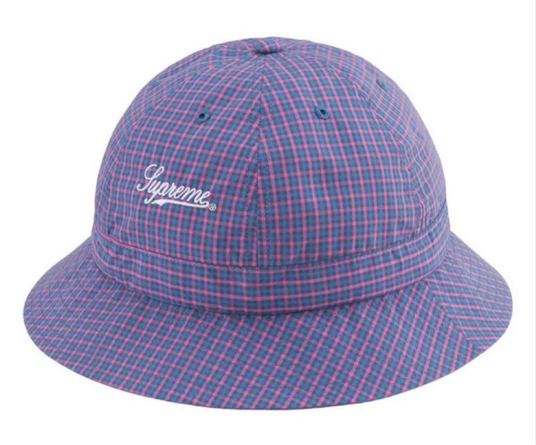 帽子 Supreme Cordura Plaid Bell Hat Purple