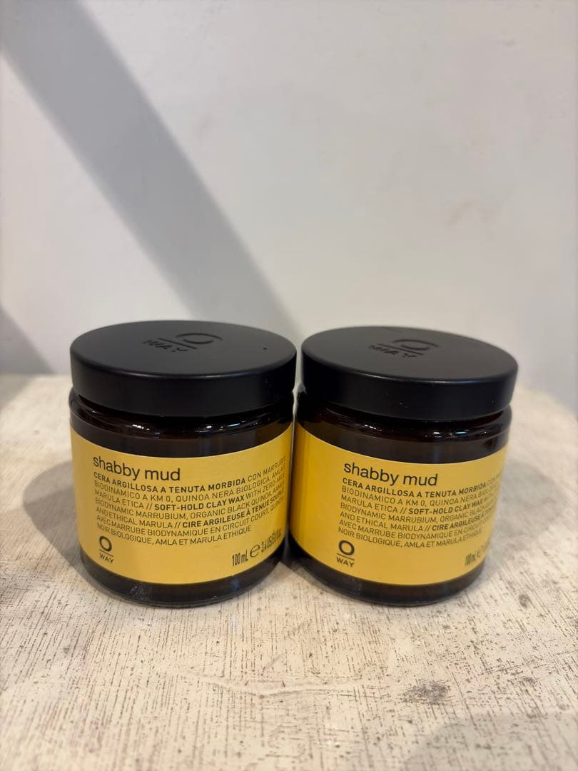 新品　OWAY shabby mud ヘアバーム　100ml 2個セット