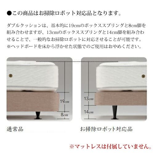 【専用】シモンズダブル2BOX ベッドフレーム（ボックススプリング2点セット）