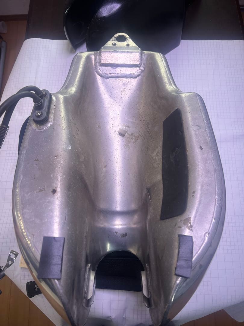 sr400 BSAアルミタンク　デイトナ