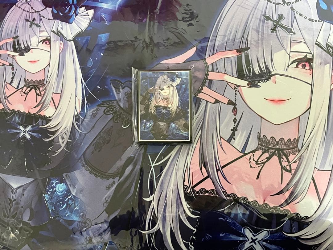 白詰草　にじさんじ　スリーブ　プレイマット　健屋花那