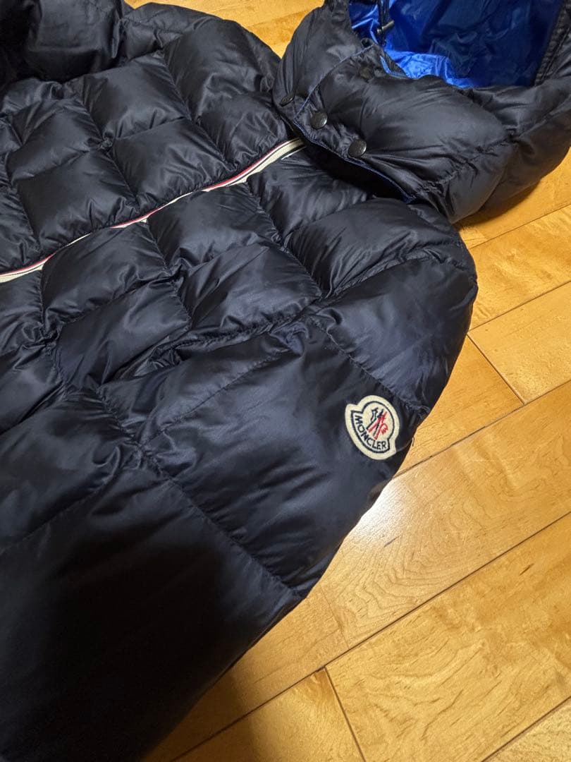 モンクレール　LEFRANC GIUBBOTTO ルフラン　ブラックネイビー