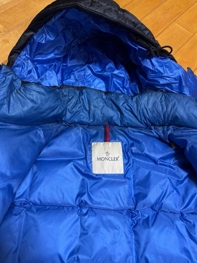 モンクレール　LEFRANC GIUBBOTTO ルフラン　ブラックネイビー