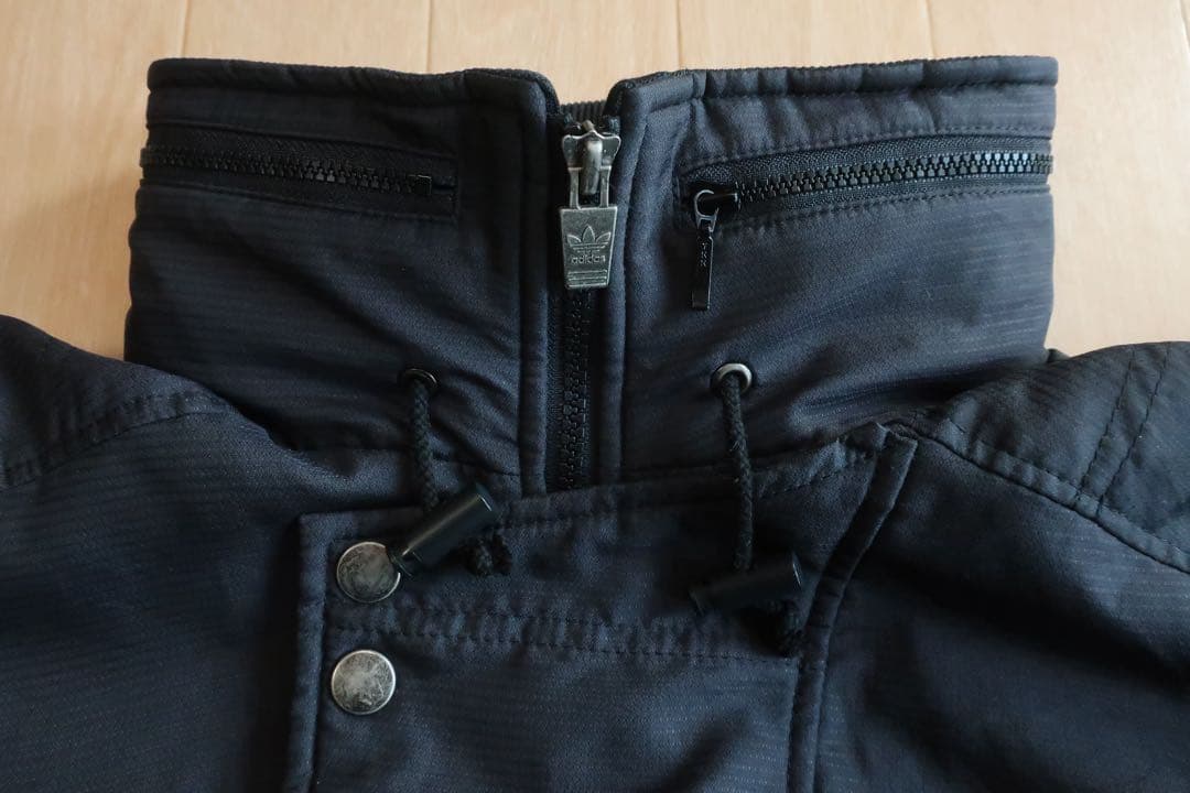 90s adidas デサント製 中綿ジャケットトレフォイル オールドアディダス