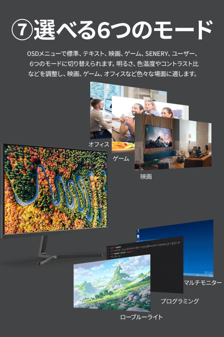 【新品未使用】cocopar 薄型モニター 白 HG-238W