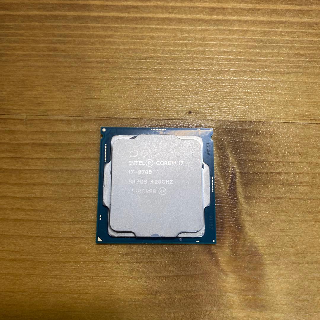 CPU Intel Core i7-8700 CPU 3.2GHz