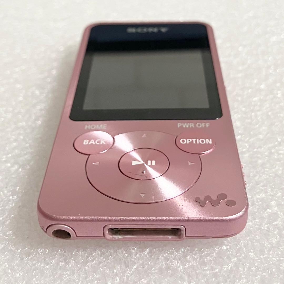 【美品　バッテリ良好】　SONY ウォークマン　NW-S15 16GB ライトピ