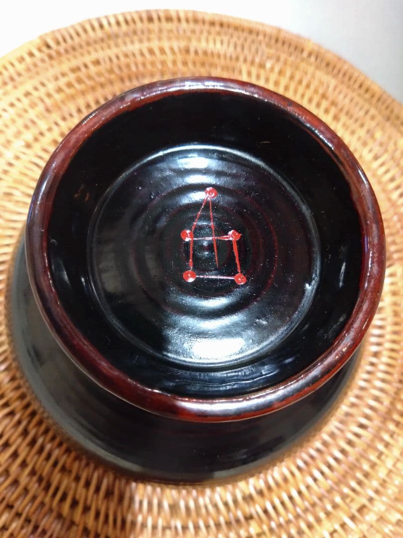 漆椀　角偉三郎　合鹿椀　共布、共箱付き　五ツ星