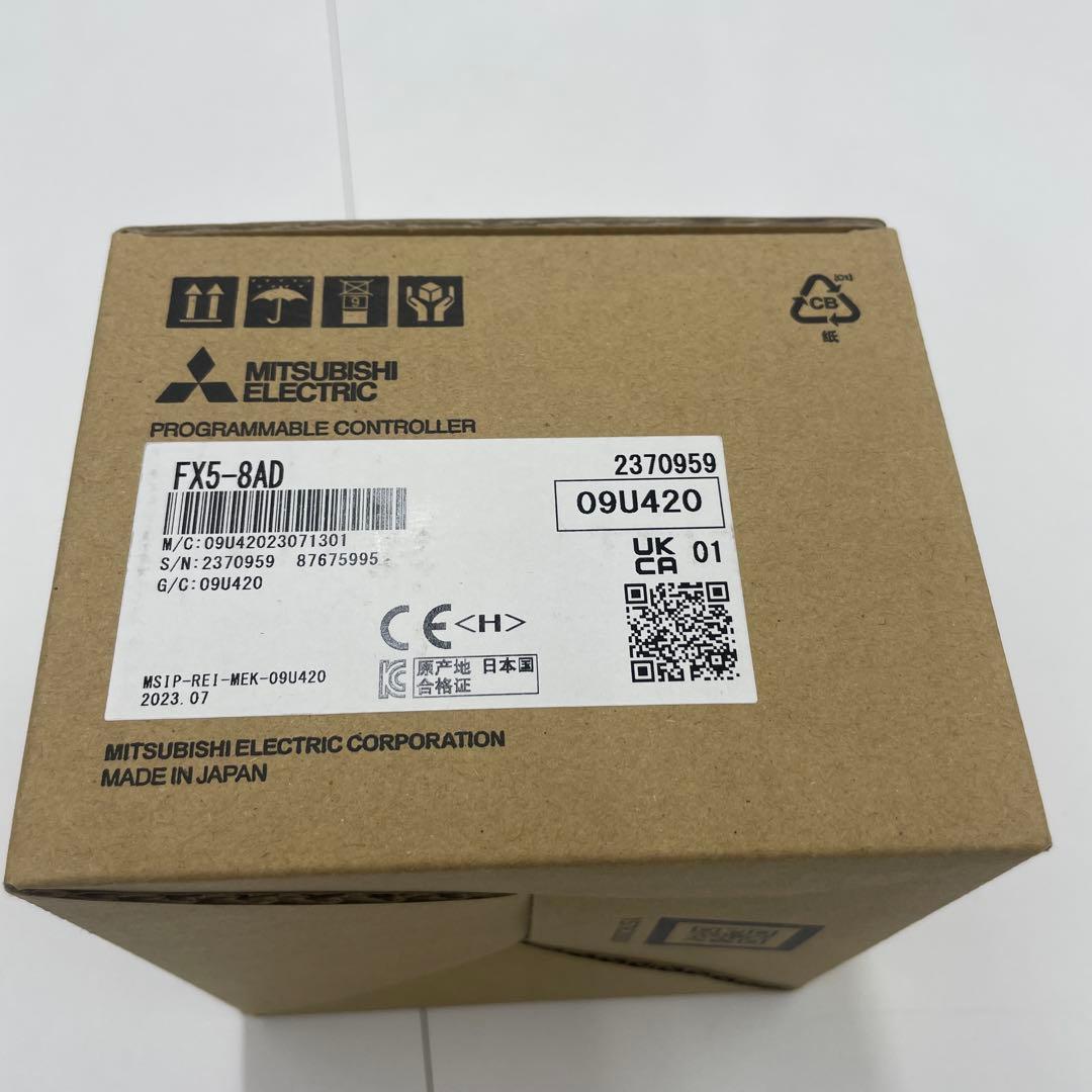 【新品】三菱電機 FX5-8AD 8点アナログ入力